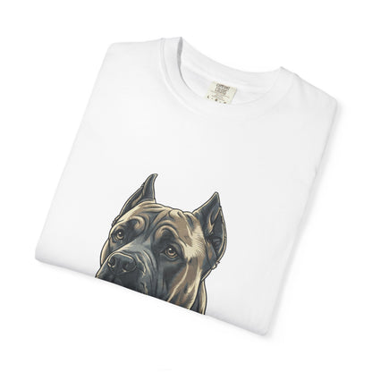 Cane Corso Illustration T-Shirt — Majestic Mastiff Portrait Tee