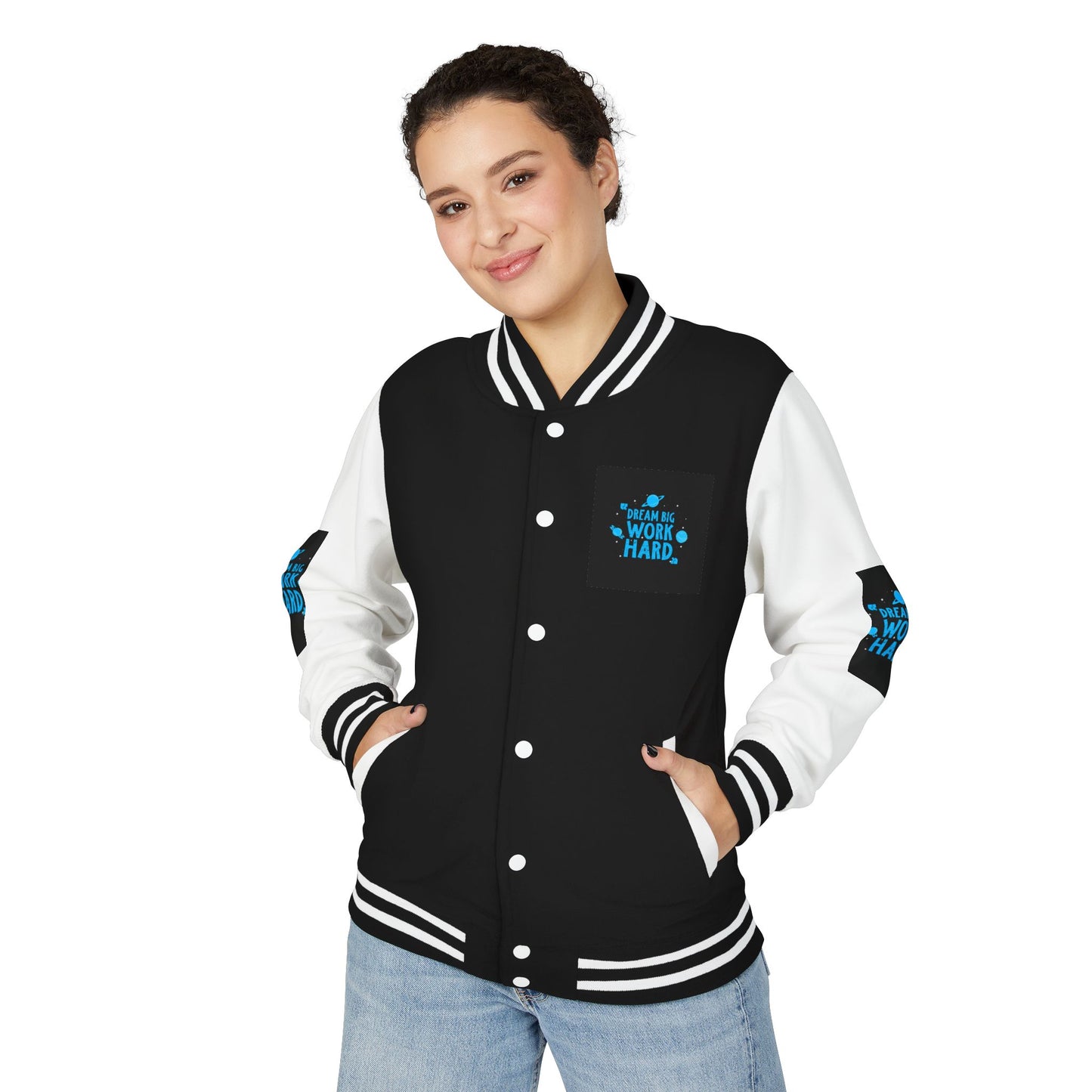 Dream Big Work Hard Letterman Jacket