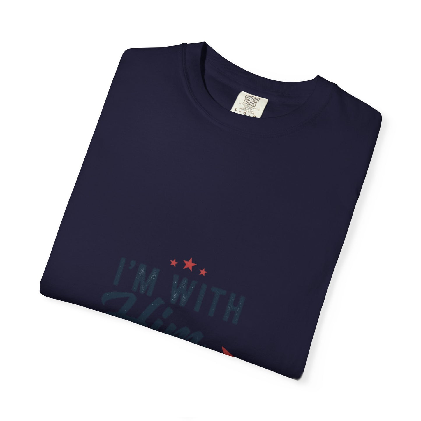I'm With Him T-Shirt — Patriotic Couple Arrow Graphic Tee