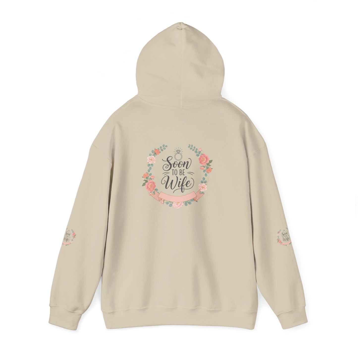 Soon To Be Wife Hoodie — Floral Bridal Engagement Sweatshirt