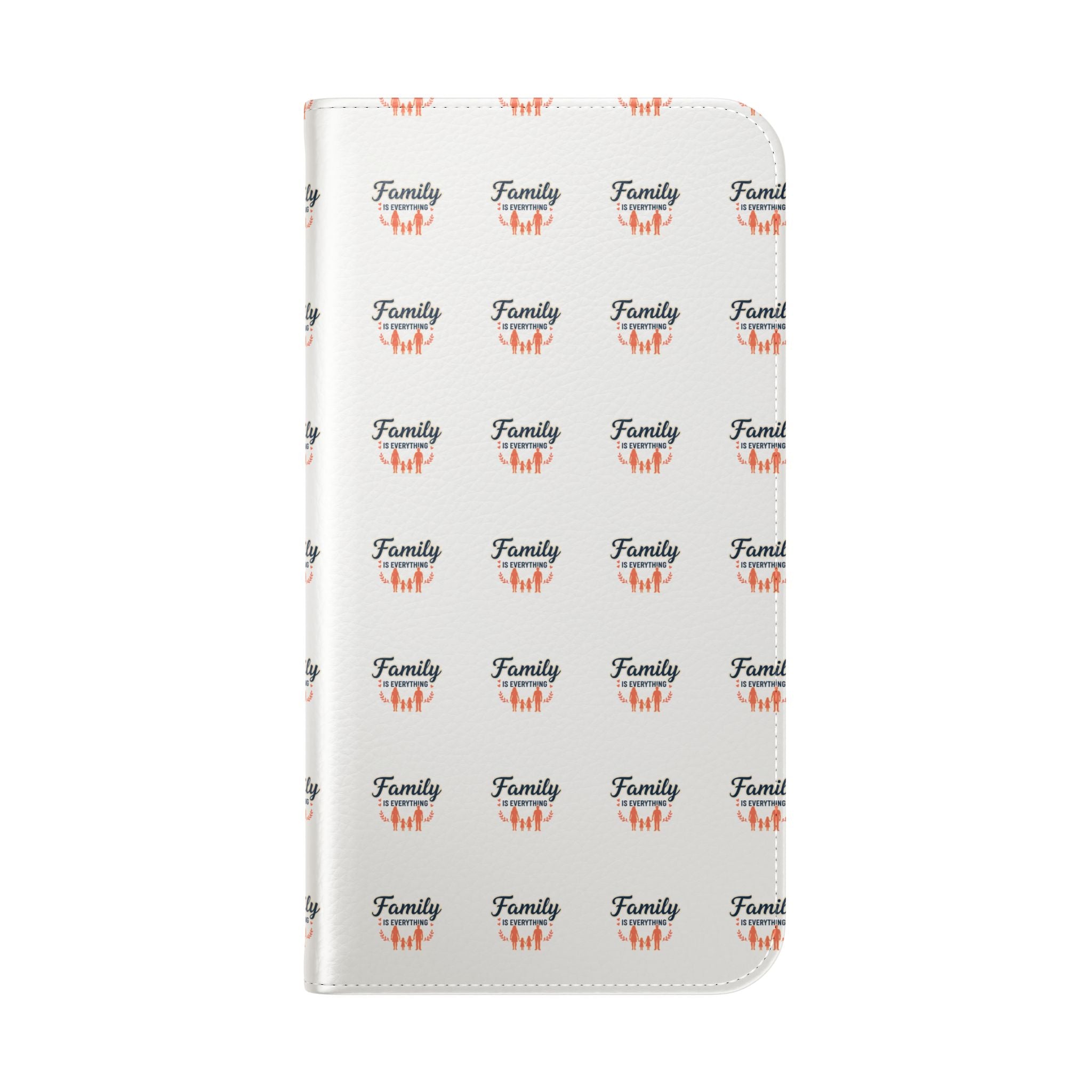 Family First Flip Phone Case — Wallet Flip Case with Card Slots