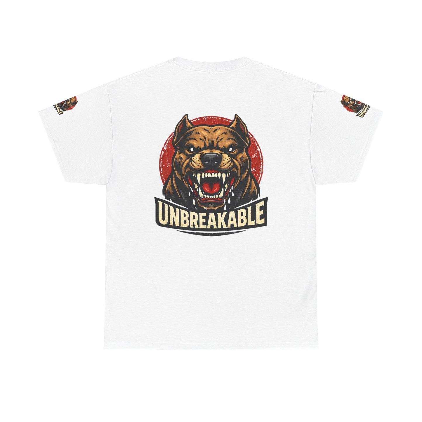 Unbreakable Pitbull Tee — Fierce Dog Graphic T-Shirt