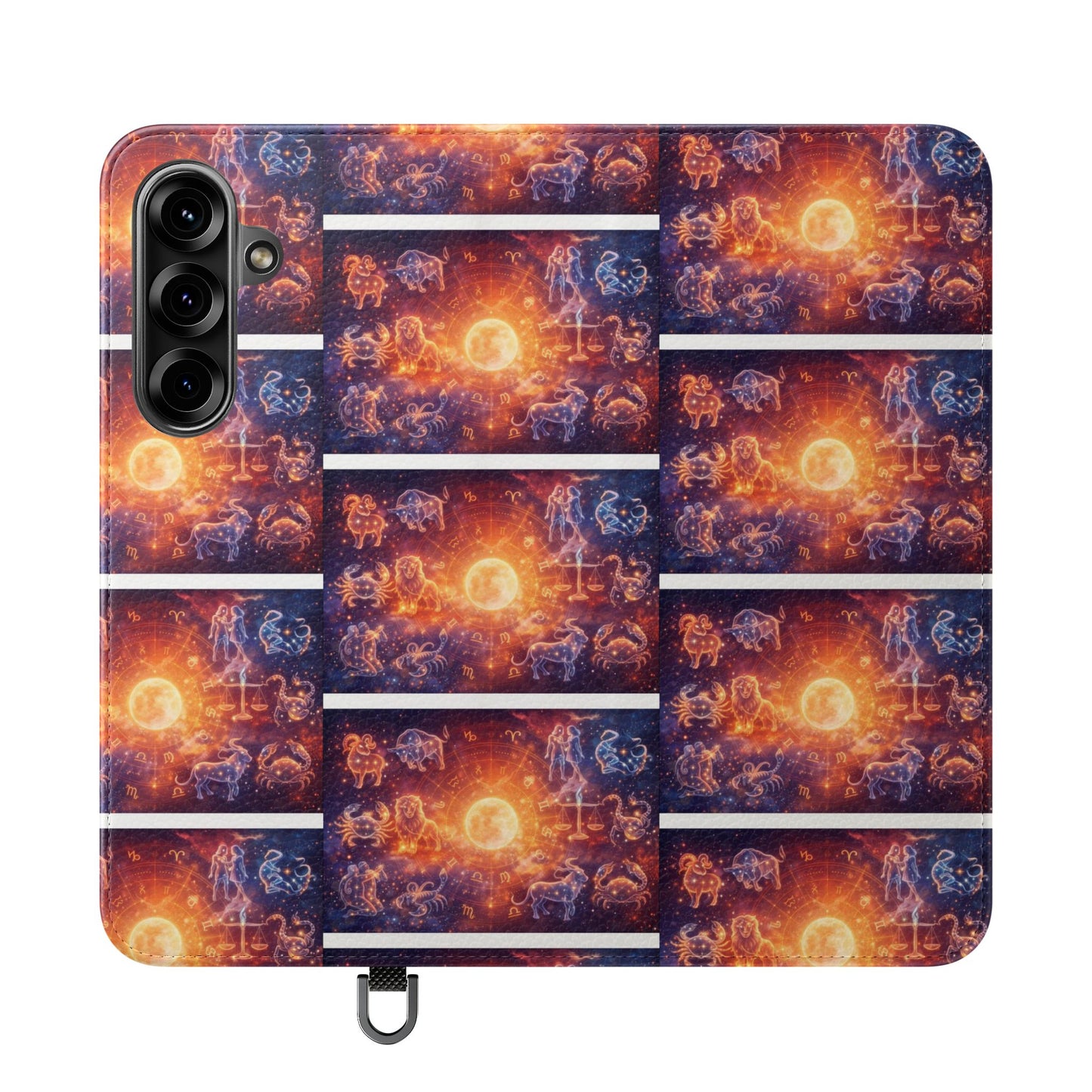 Sunrise Cosmos Flip Phone Case — Celestial Galaxy Wallet Flip Case
