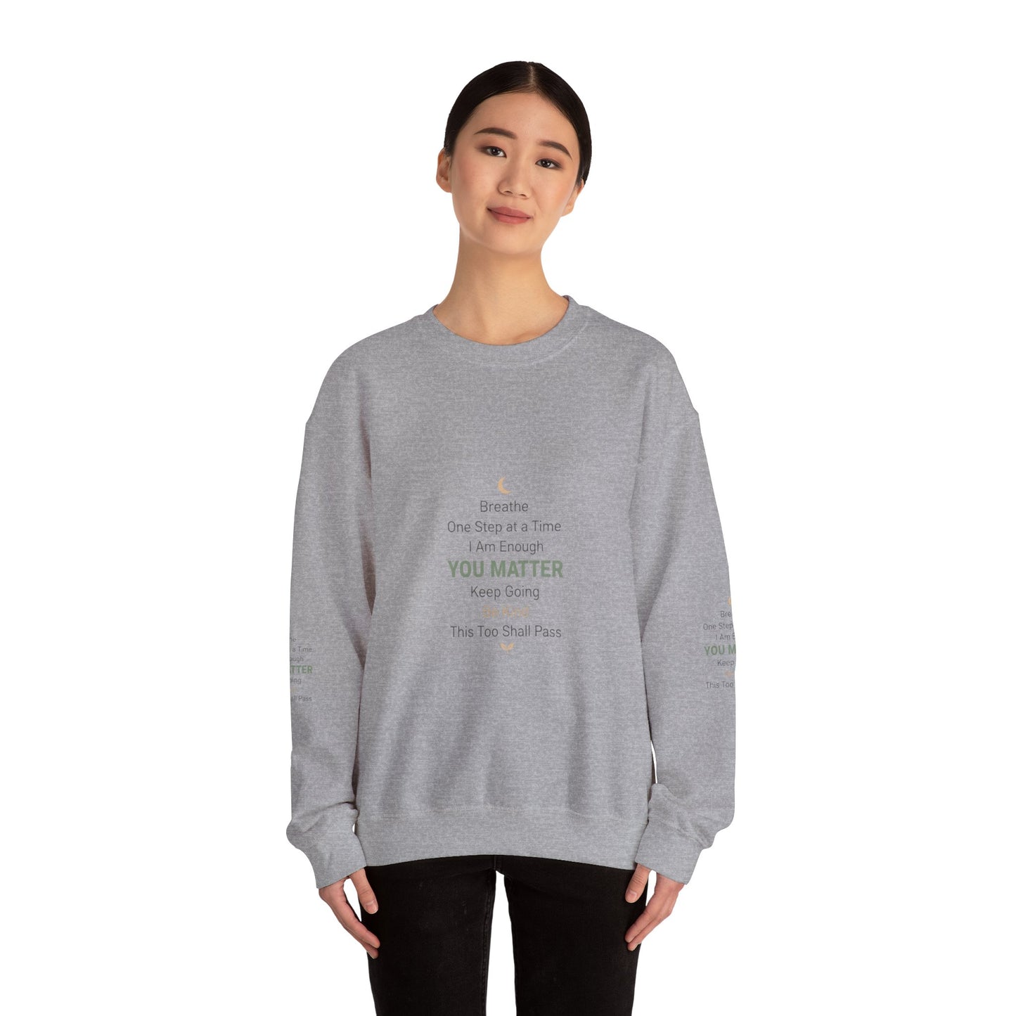 Inspirational "You Matter" Crewneck Sweatshirt