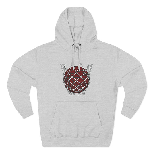 Basketball Hoodie — "Fast Break? More Like Slow Crawl" Graphic Fleece Hoodie - Merit Sell
