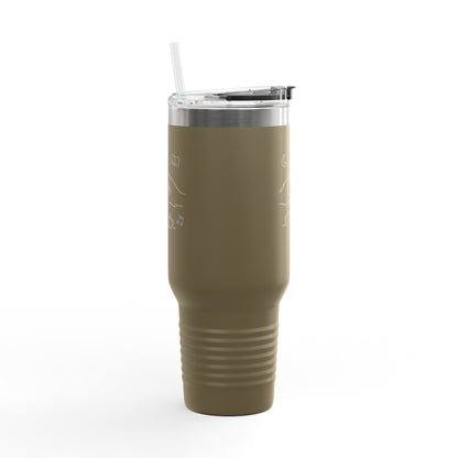 40oz Insulated Travel Mug — Heart & Home Sketch Design