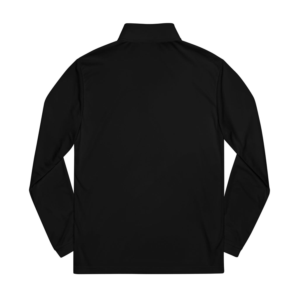 Embroidered Quarter-Zip Pullover — White Athletic Adidas Design