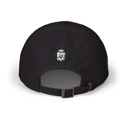 Dad Cap — "Born to Be Great" Crown Baseball Hat