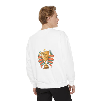 Sweatshirt — "Mom of the Year" Trophy Graphic Crewneck