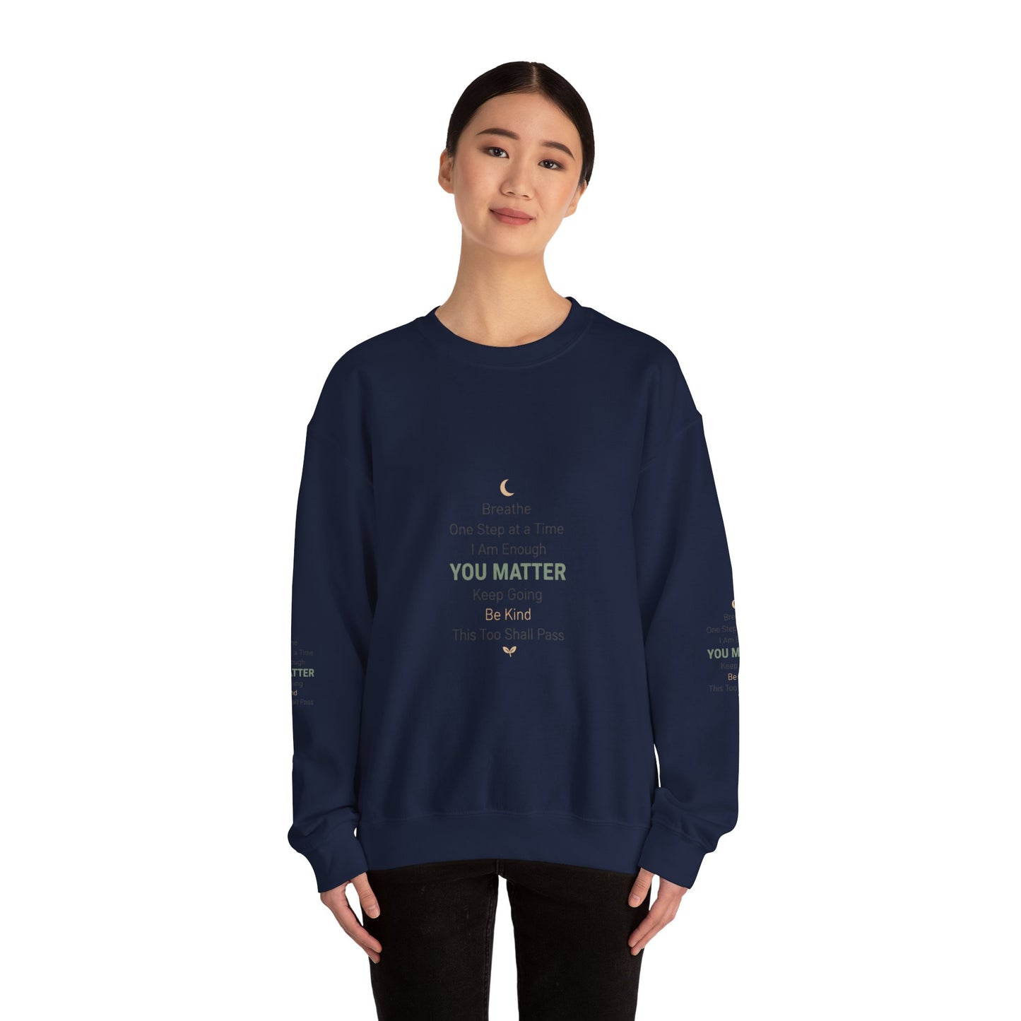 Inspirational "You Matter" Crewneck Sweatshirt