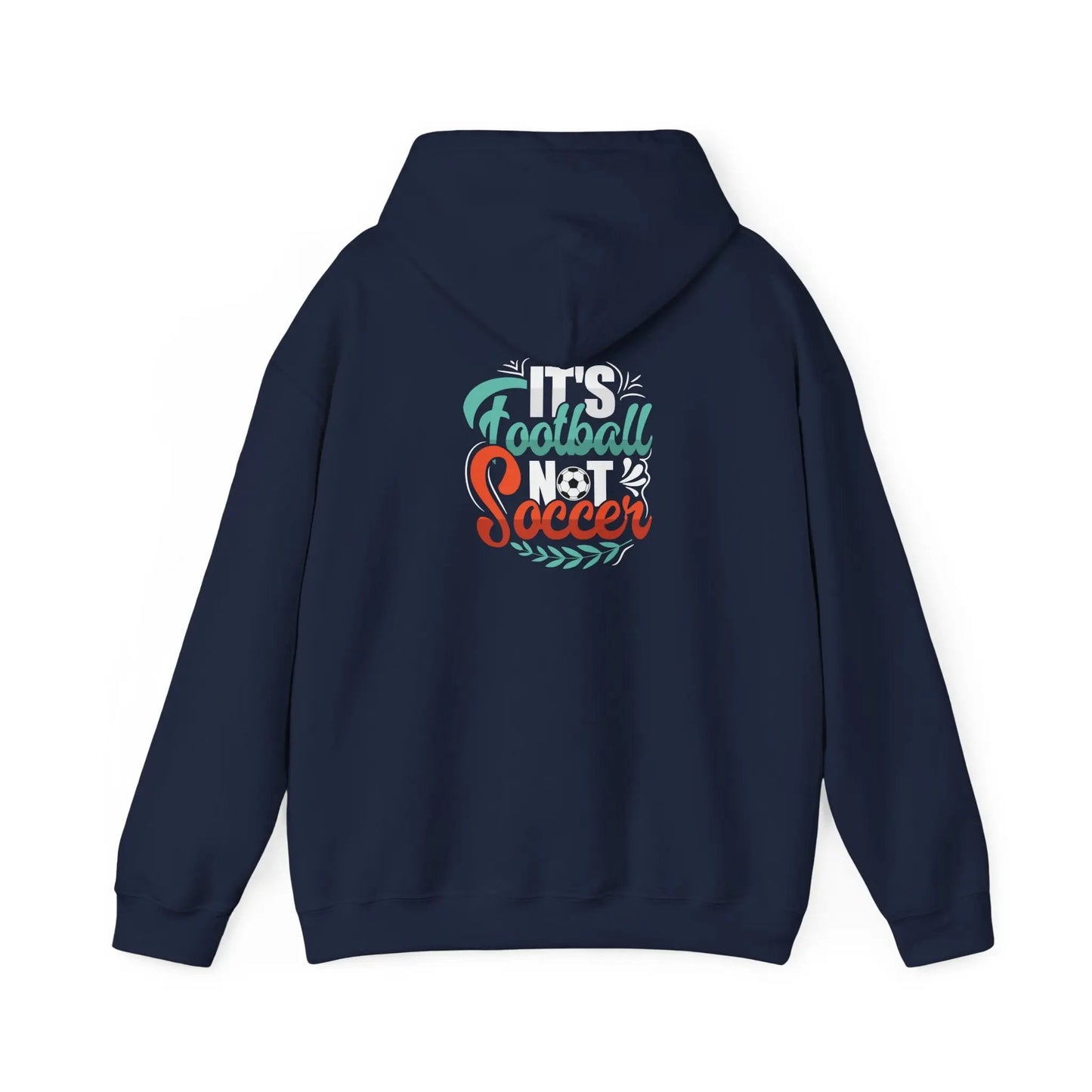 Soccer Football Hoodie — Retro Script 'Football Soccer' Pullover - Merit Sell