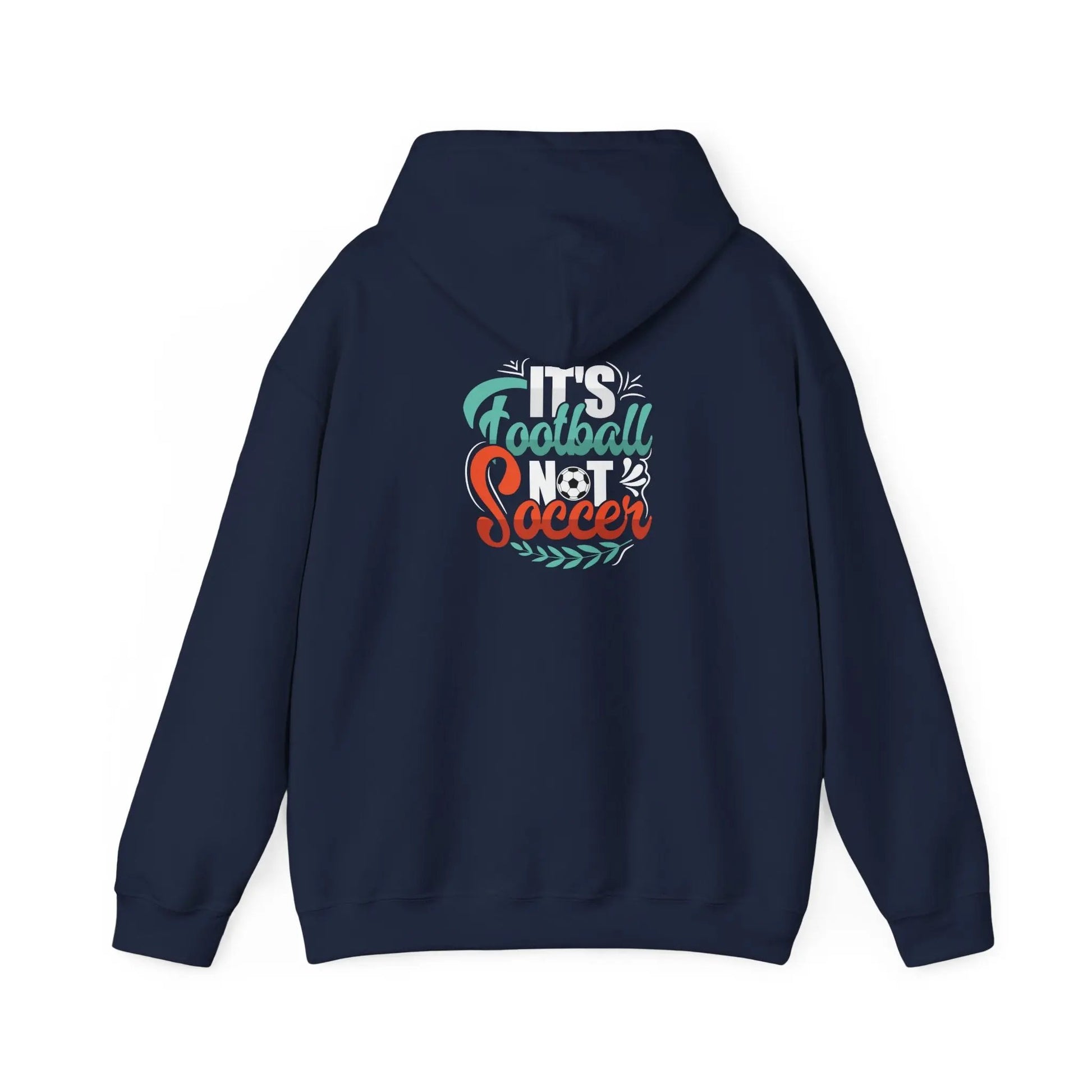 Soccer Football Hoodie — Retro Script 'Football Soccer' Pullover - Merit Sell