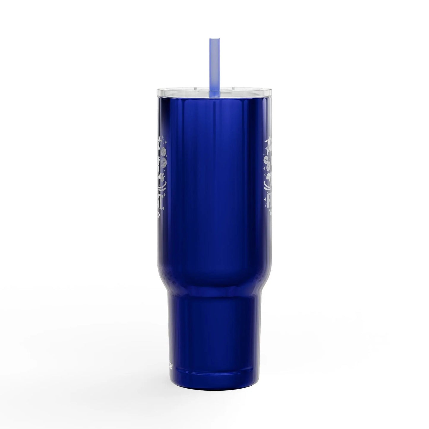 40oz Engraved Tumbler with Lid – “The Last Sip Is Always the First” Insulated Travel Mug