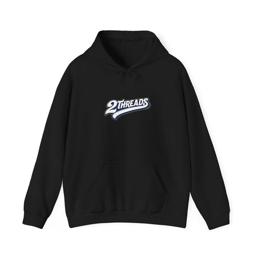 Baseball 2Threads Hoodie — Vintage Sport Logo Pullover - Merit Sell