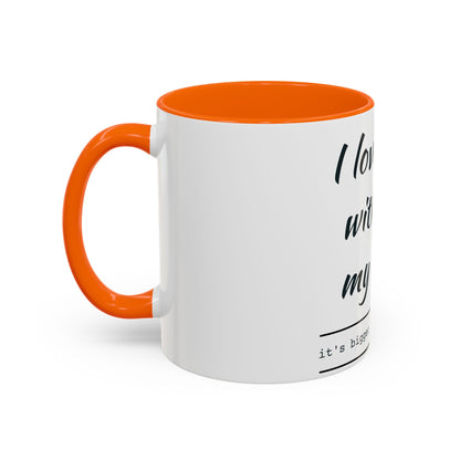 Coffee Mug — “I Love You With All My Butt” Funny Valentine Gift - Merit Sell