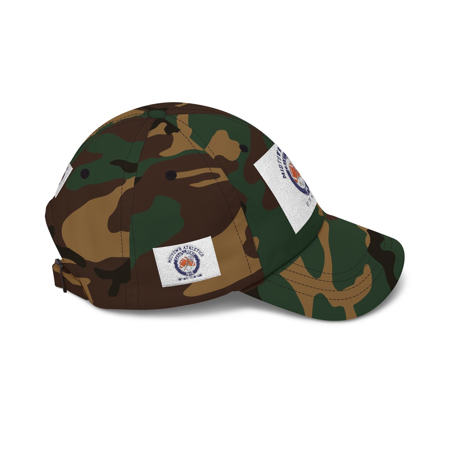 Classic Dad Cap - Retro Sunset Burger Logo Baseball Hat