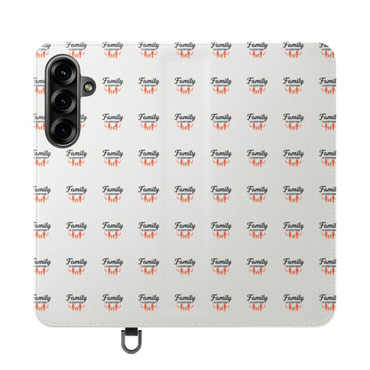 Family First Flip Phone Case — Wallet Flip Case with Card Slots