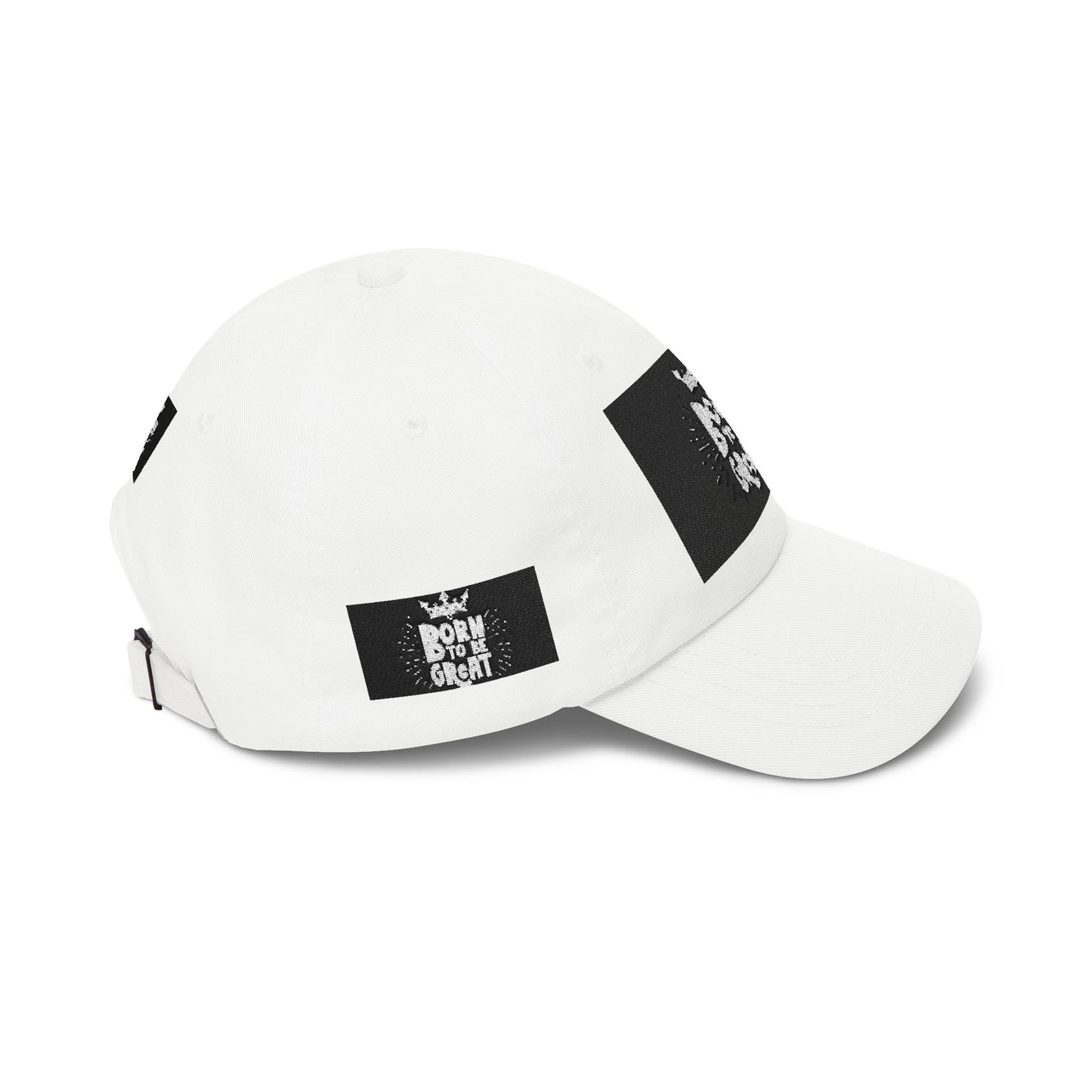 Dad Cap — "Born to Be Great" Crown Baseball Hat