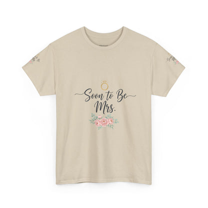 Soon to Be Mrs. Tee — Bridal Engagement Shirt with Floral Ring Design