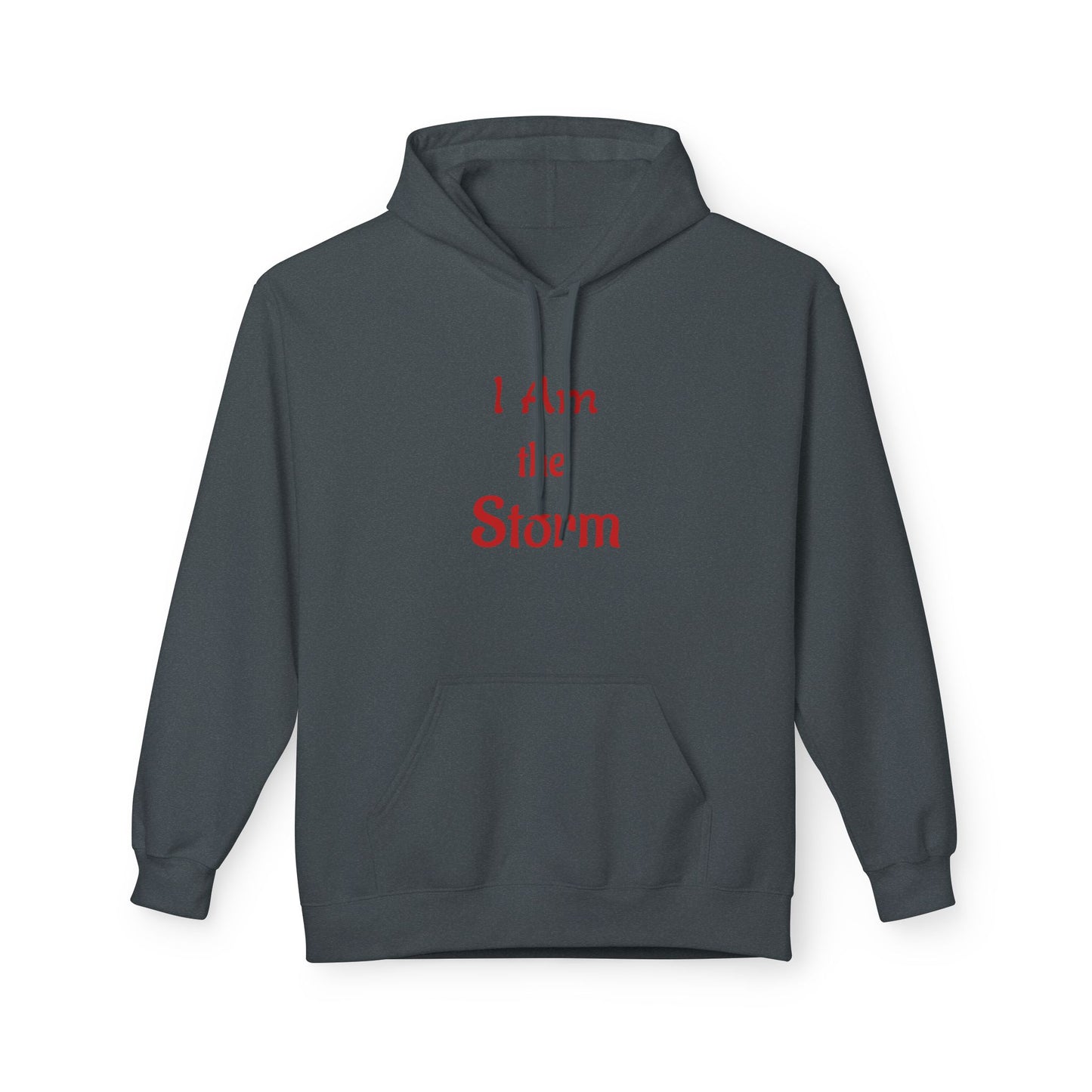 I Am the Storm Hoodie — Red Tornado Graphic Hoodie