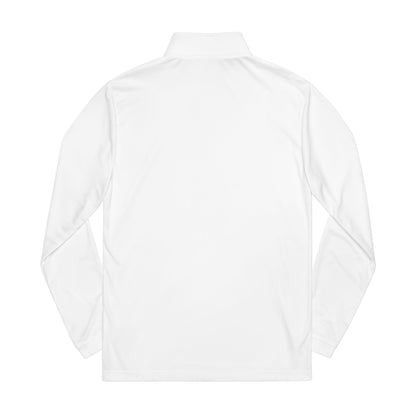 adidas Quarter-Zip Pullover — Embroidered Minimal Logo Performance Top