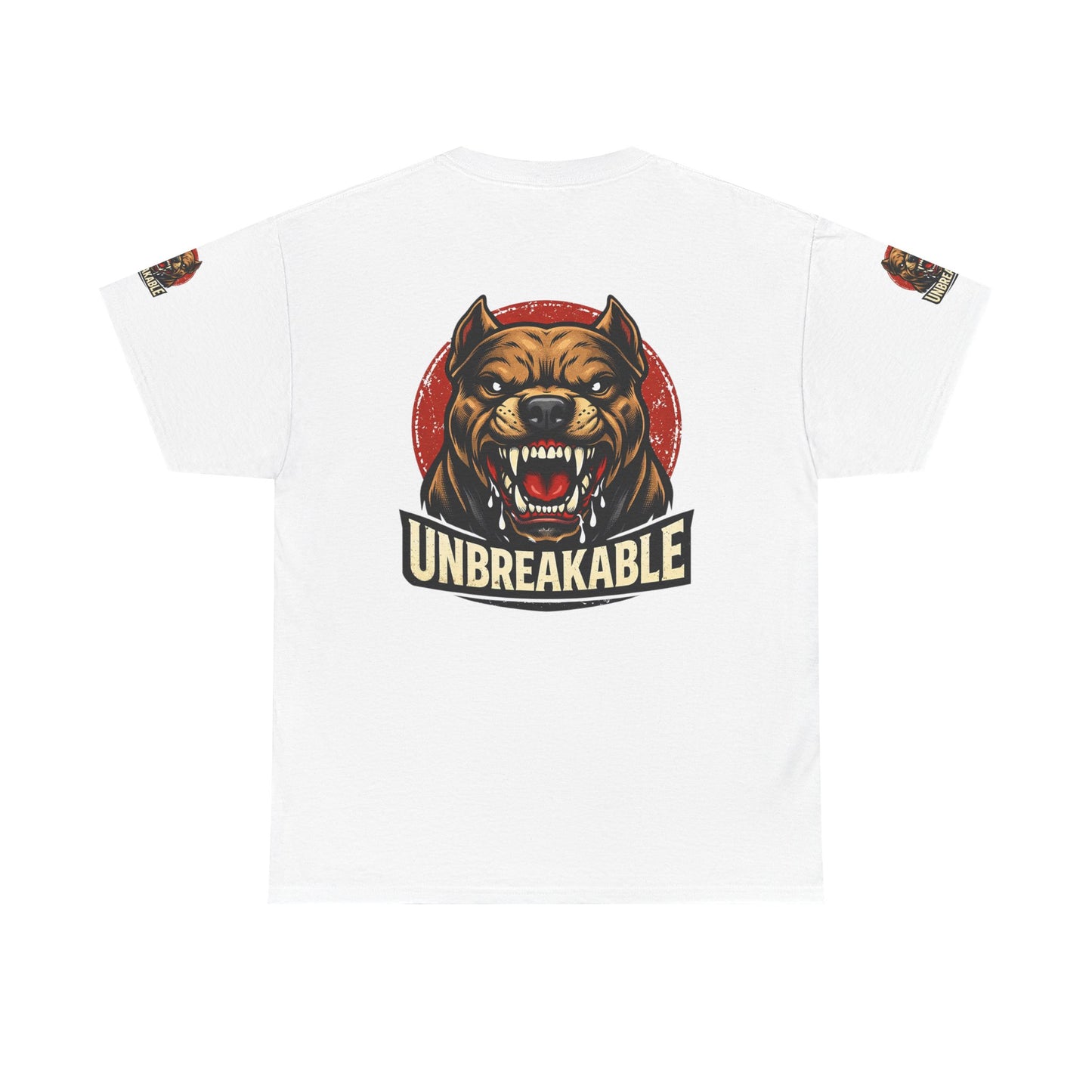 Unbreakable Pitbull Tee — Fierce Dog Graphic T-Shirt