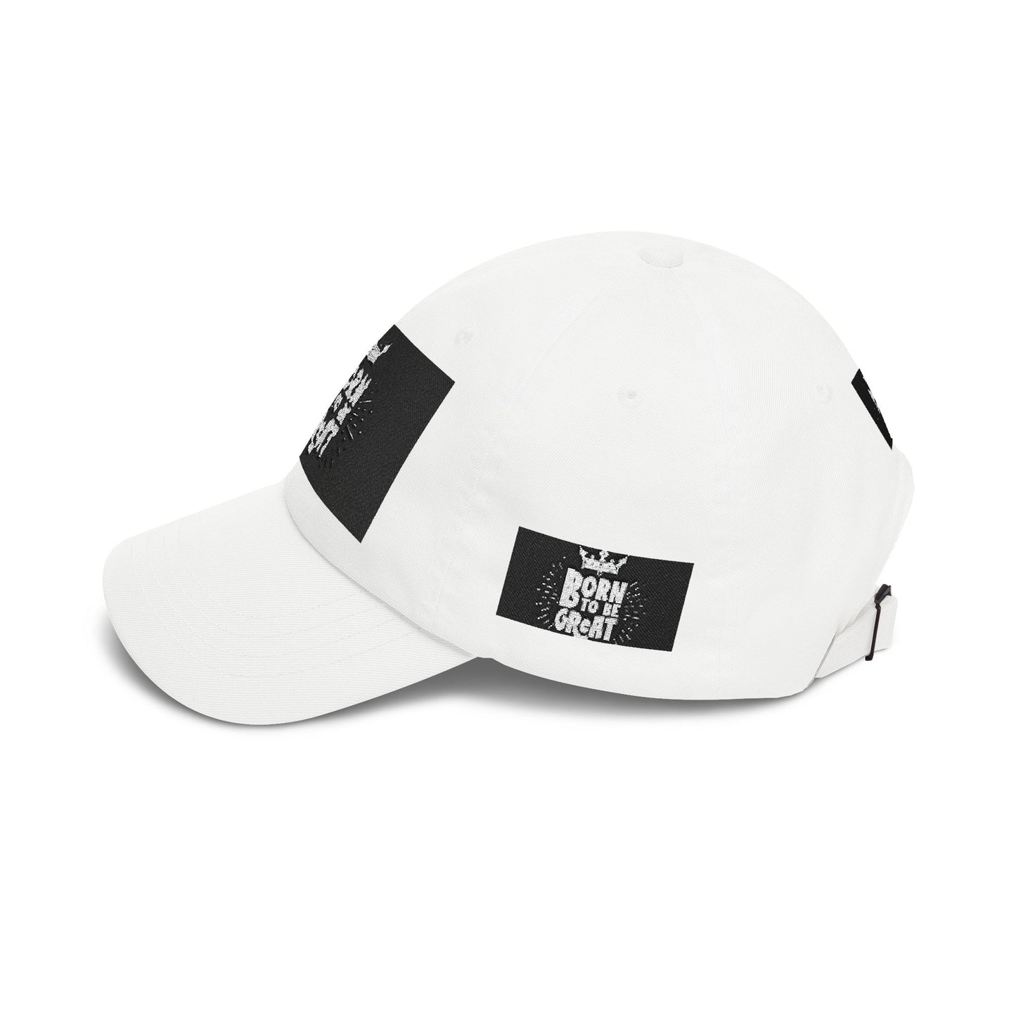 Dad Cap — "Born to Be Great" Crown Baseball Hat