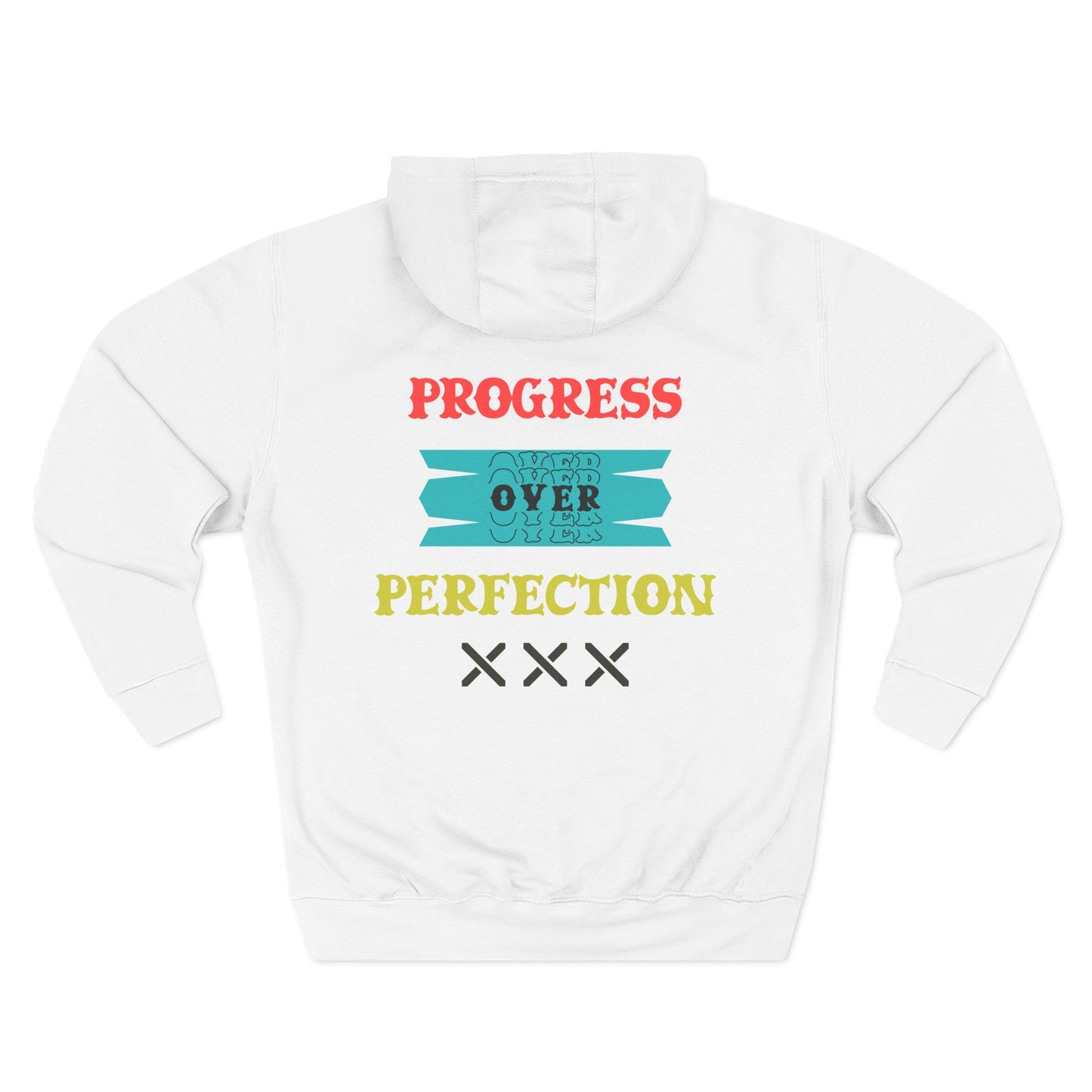 Progress Over Perfection Hoodie — Motivational Cozy Pullover