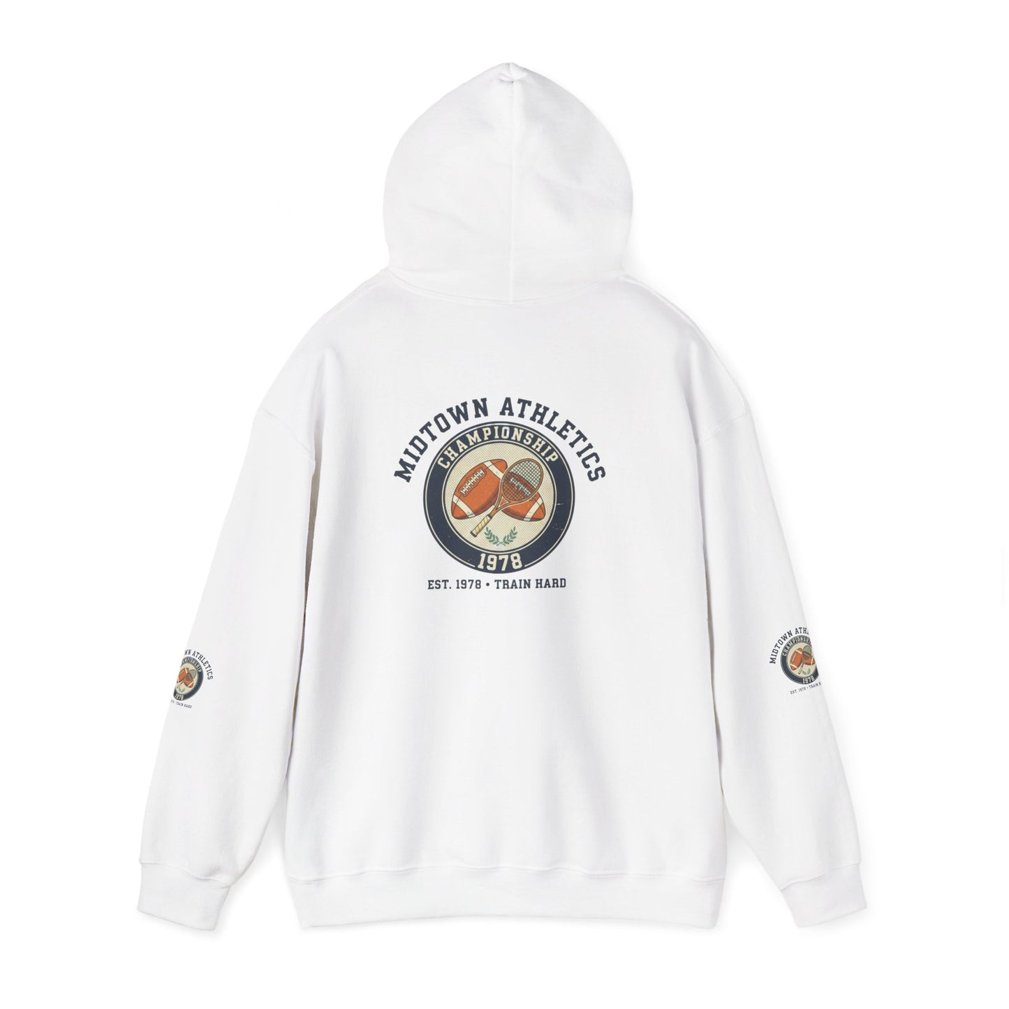 Athletic Hoodie — Midtown Athletics '78 Vintage Running Club Sweatshirt