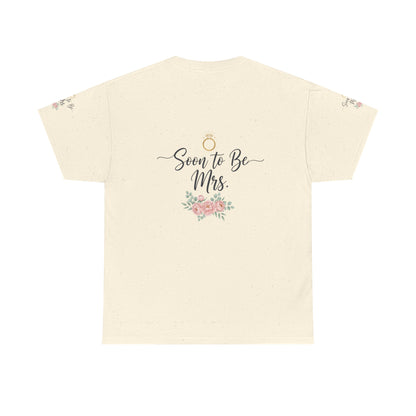 Soon to Be Mrs. Tee — Bridal Engagement Shirt with Floral Ring Design