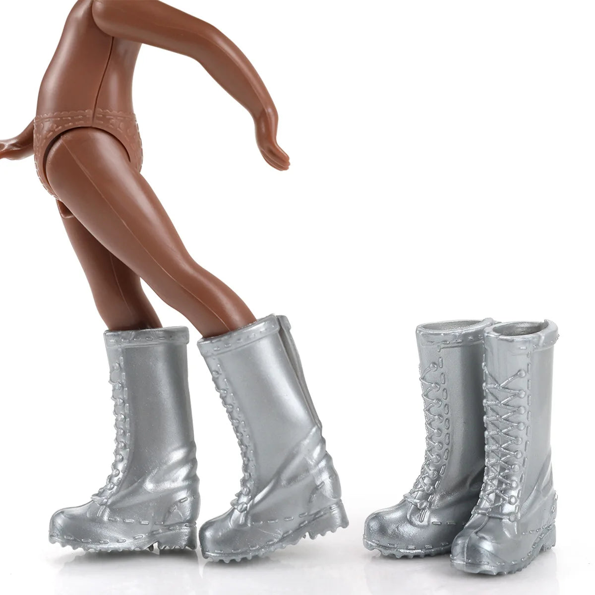 15cm BJD Dolls Shoes Multiple Movable Joints 1/12 3D Simulated Eye Dark Skin Hinge Doll Girl's DIY Dress Up Birthday Gifts Toys - Merit Sell