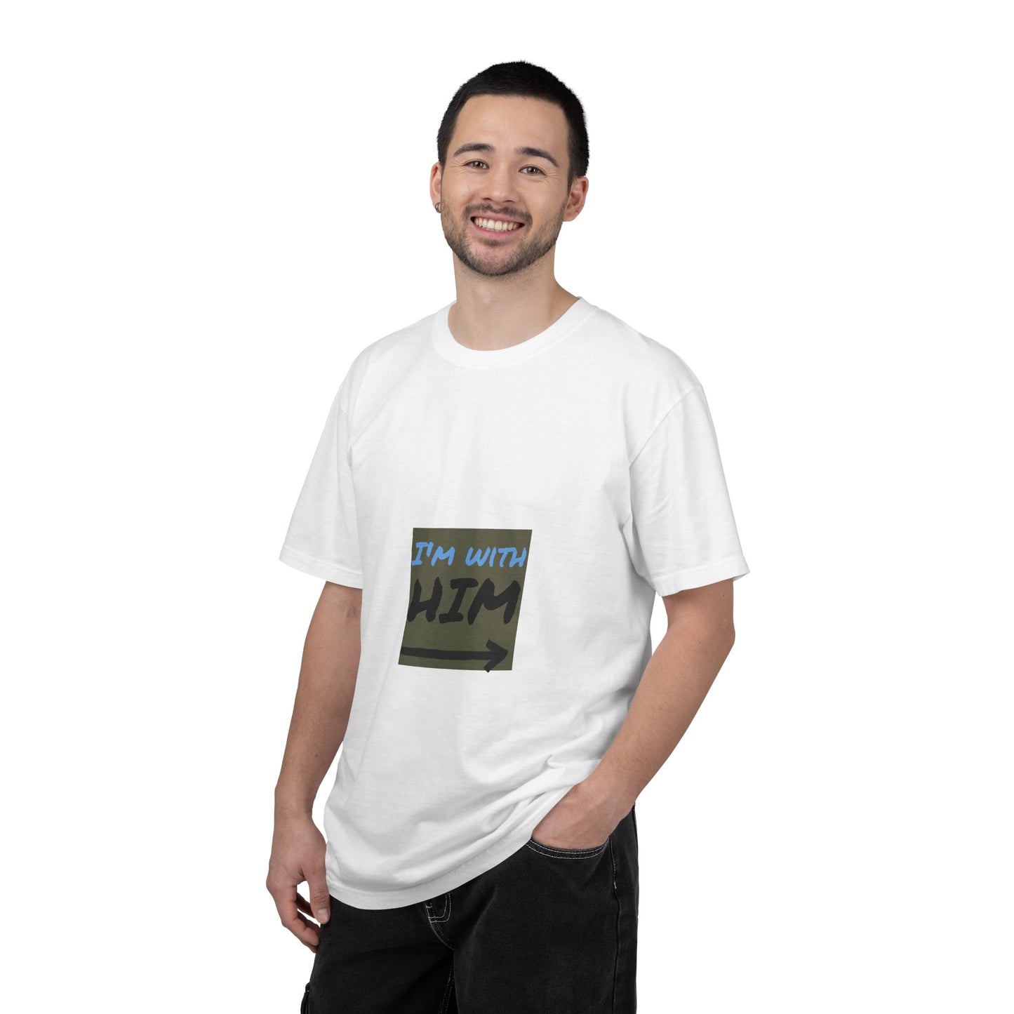 I'm With Him T-Shirt — Couple Arrow Graphic Tee