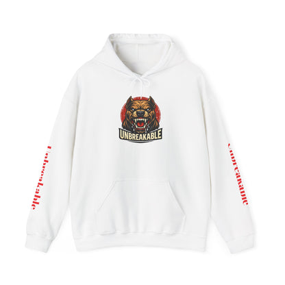 Unbreakable Bear Hoodie — Graphic Pullover with Roaring Bear Design