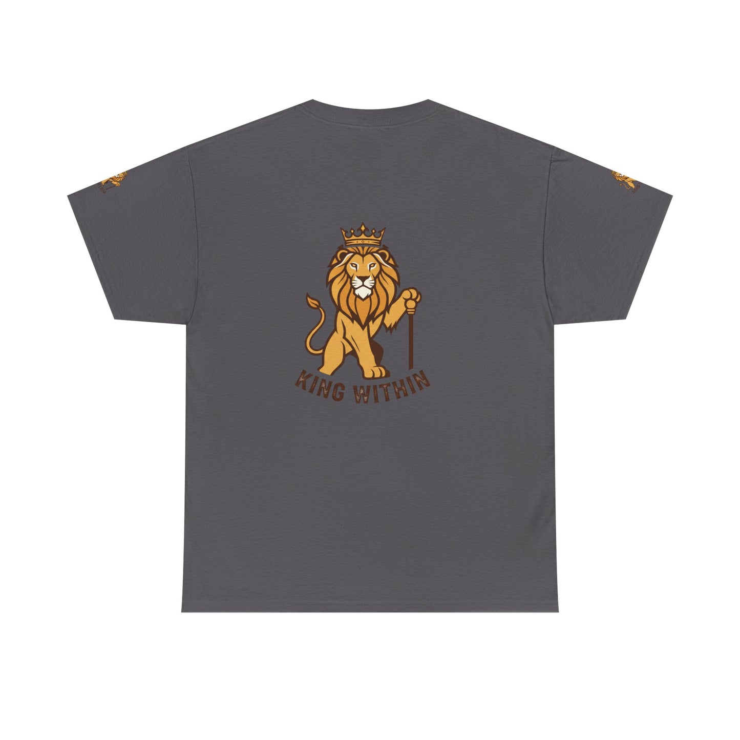 King Within Lion T-Shirt — Crowned Lion Graphic Tee