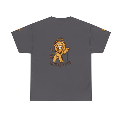King Within Lion T-Shirt — Crowned Lion Graphic Tee
