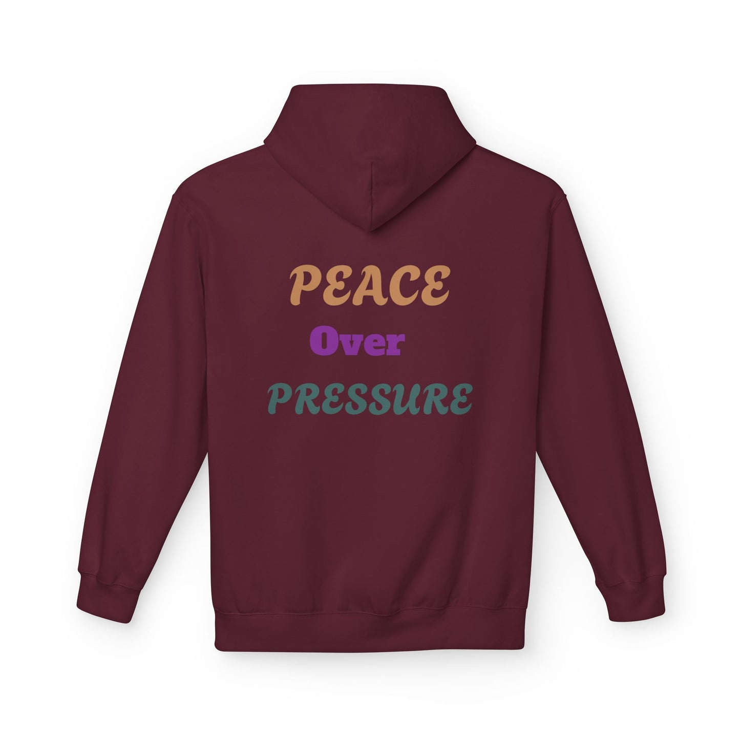 Peace Over Pressure Hoodie — Retro Dove Graphic Comfort Pullover