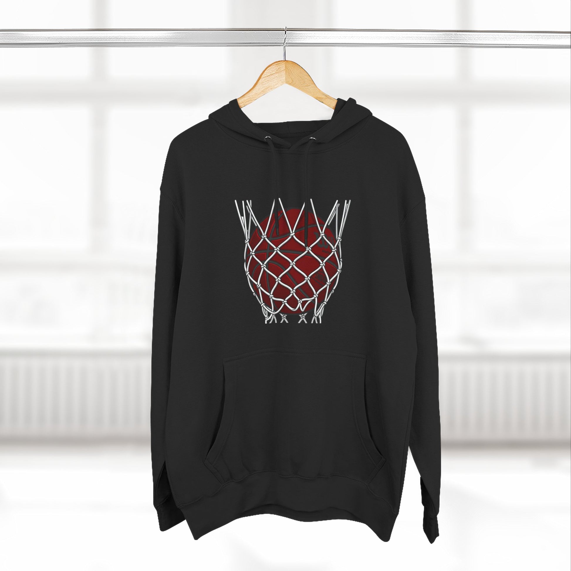 Basketball Hoodie — "Fast Break? More Like Slow Crawl" Graphic Fleece Hoodie - Merit Sell