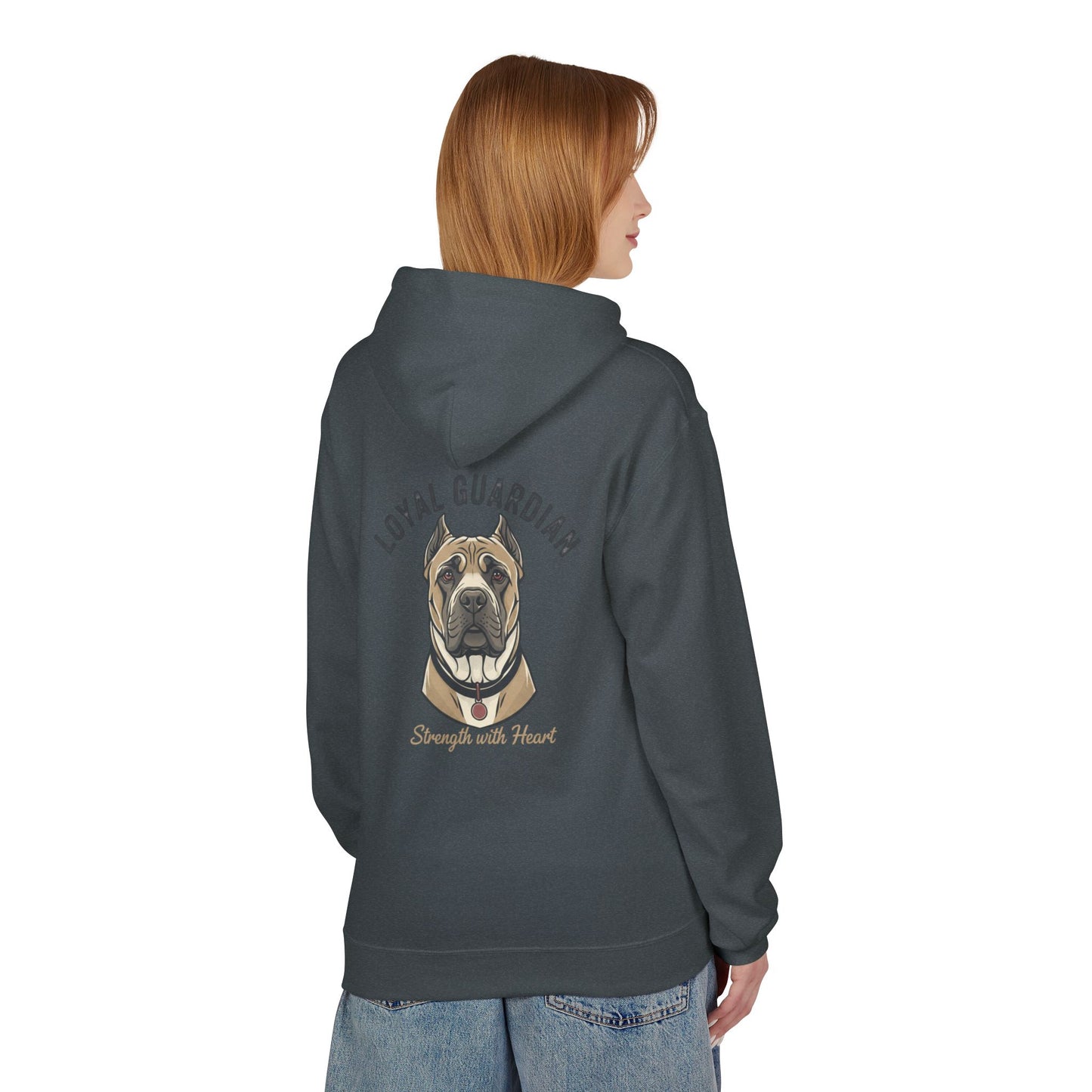 Loyal Guardian Dog Hoodie — "Strength with Heart" Pet Lover Sweatshirt