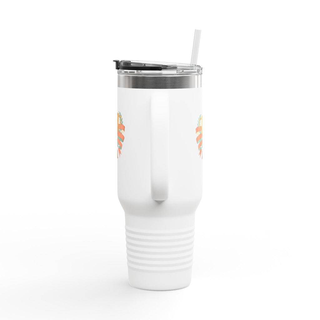 40oz Insulated Travel Mug — "Mom of the Year" Trophy Design