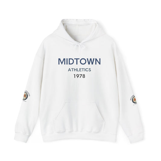 Athletic Hoodie — Midtown Athletics '78 Vintage Running Club Sweatshirt