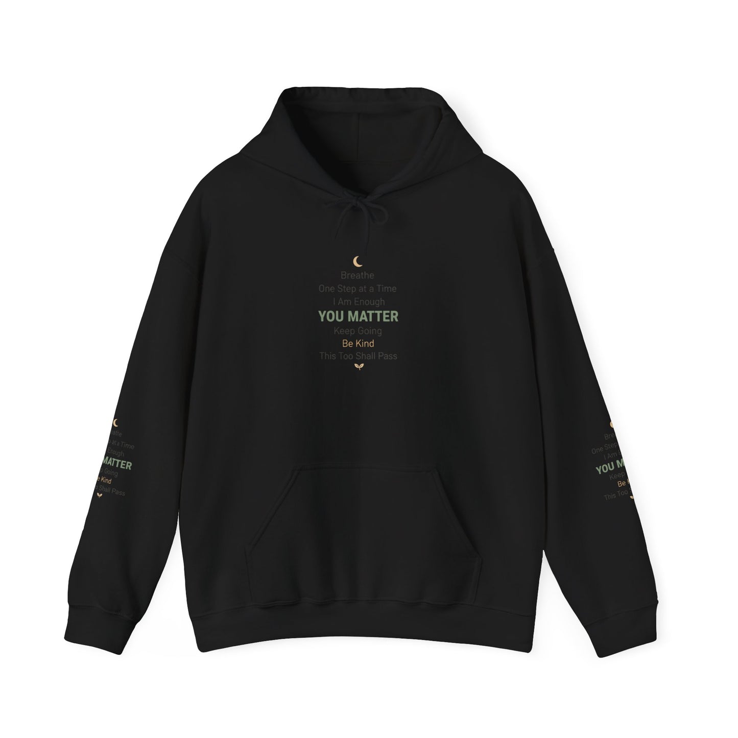 Inspirational 'You Matter' Hoodie — Positive Mental Health Message Sweatshirt