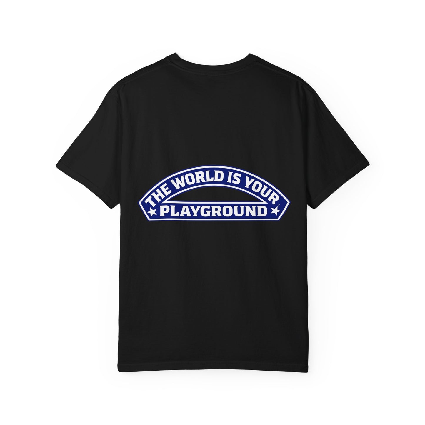 The World Is Your Playground T-Shirt — Travel Globe Graphic Tee