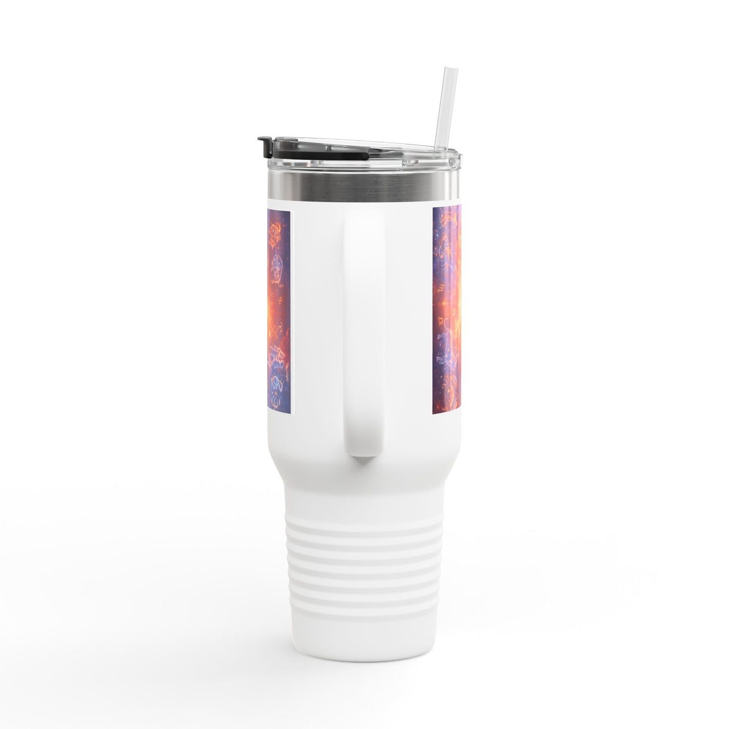 40oz Insulated Travel Mug — Cosmic Energy Zodiac Design