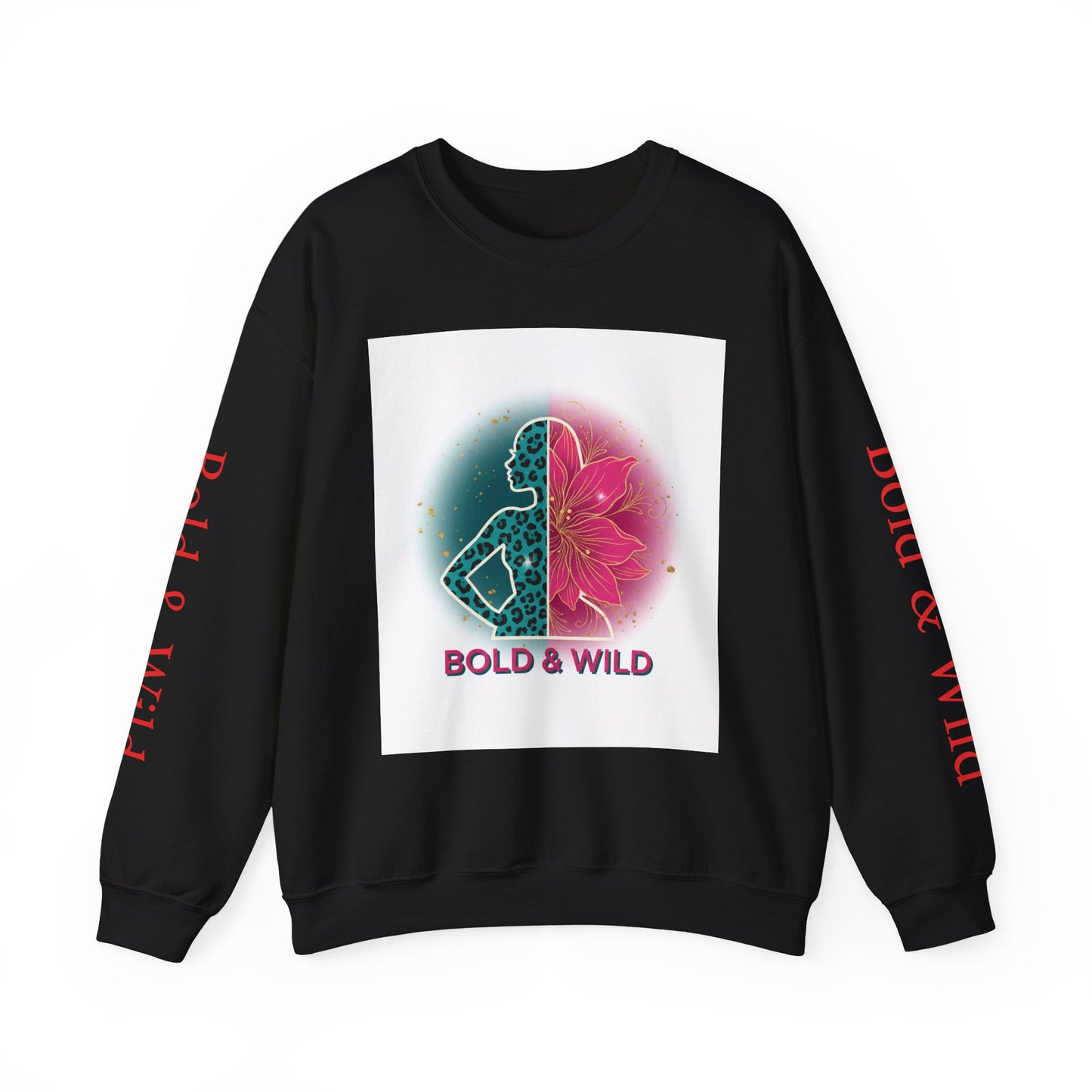 Bold & Wild Sweatshirt — Floral Leopard Graphic Crewneck