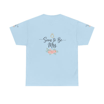 Soon to Be Mrs. Tee — Bridal Engagement Shirt with Floral Ring Design