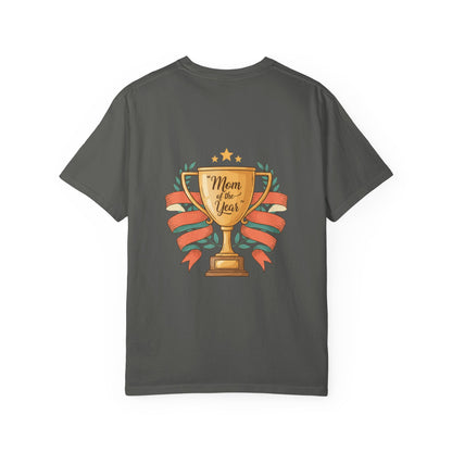Mom of the Year T-Shirt — Trophy Design Mother's Day Tee
