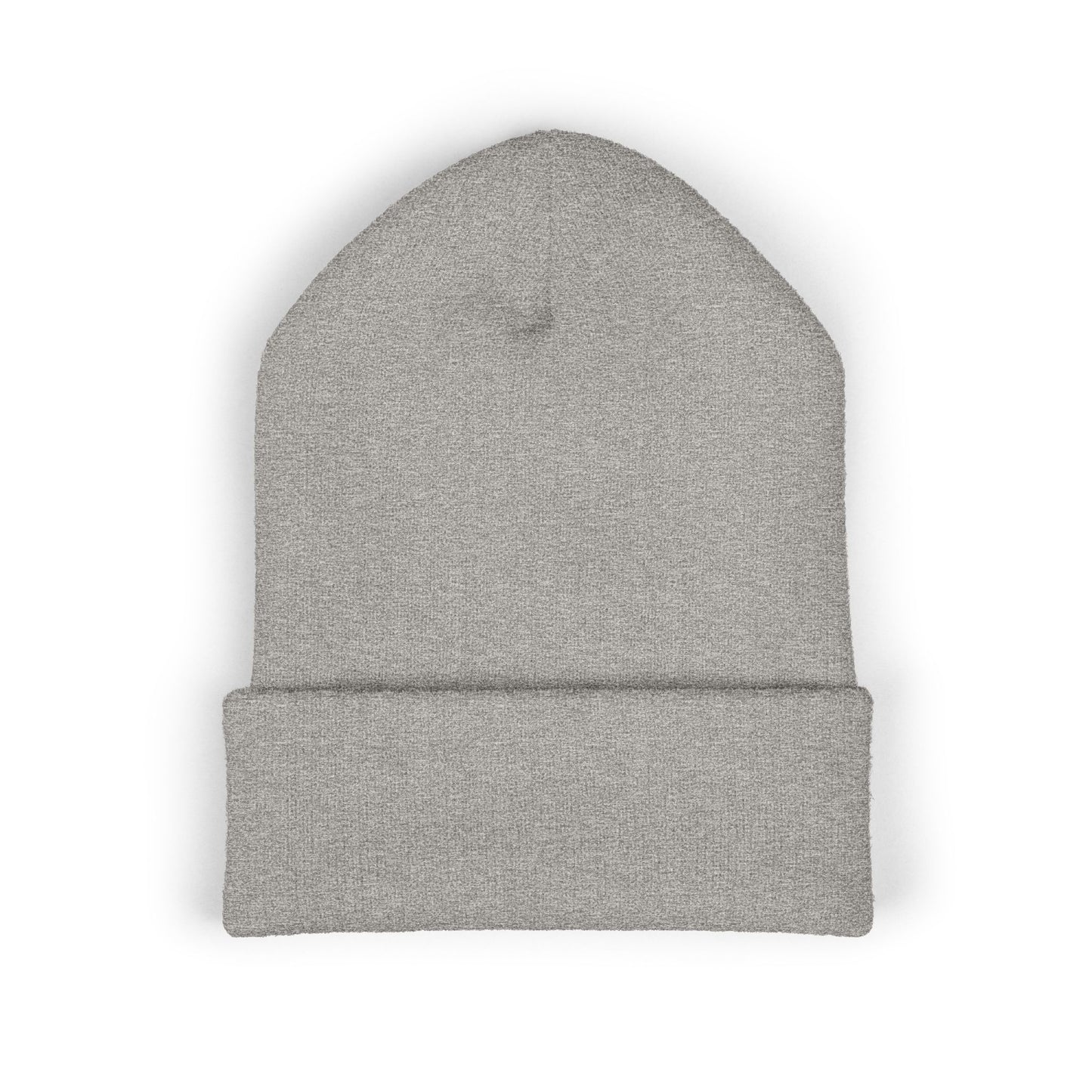 Embroidered "Good Vibes Only" Cuffed Beanie — Cozy Winter Knit Hat