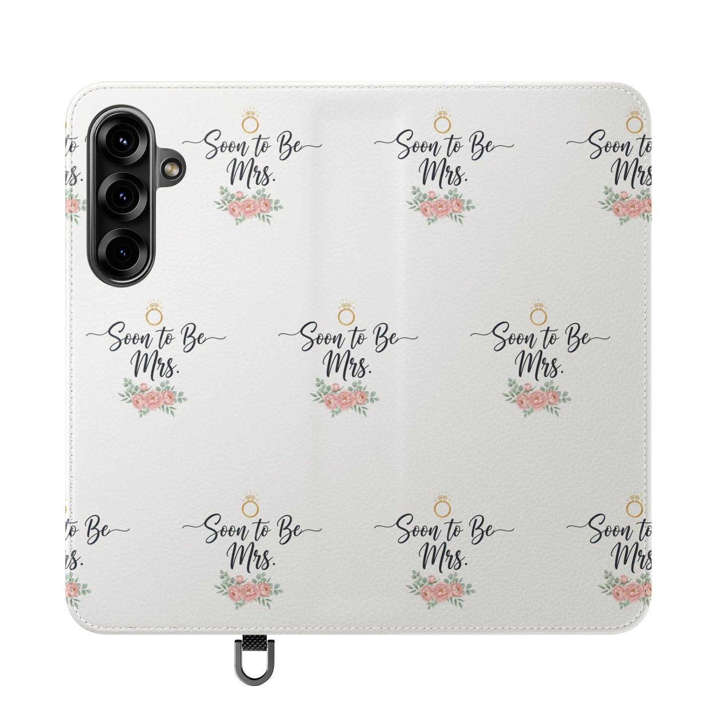 Flip Case — 'Soon to Be Mrs.' Floral Ring Phone Wallet