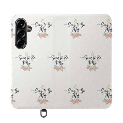Flip Case — 'Soon to Be Mrs.' Floral Ring Phone Wallet