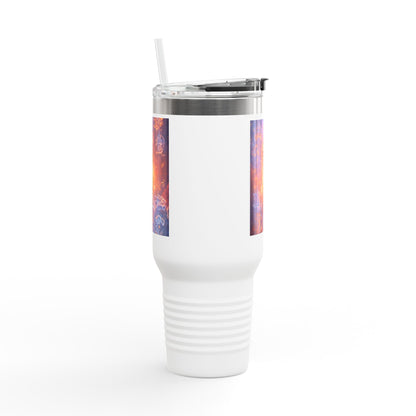 40oz Insulated Travel Mug — Cosmic Energy Zodiac Design